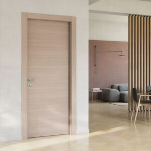 Porta interna laminata a battente color larice biondo