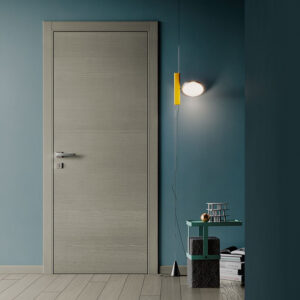 Porta interna laminata a battente color larice sabbia
